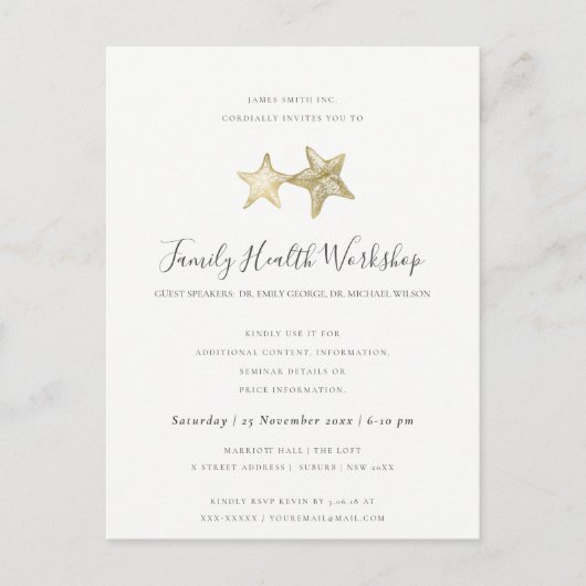 CARTE POSTALE FAIRE-PART ATELIER ÉVÉNEMENTIEL ROSE EUCALYPTUS ROSE PÂLE MAR (Devant)