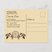 Carte Postale Faire-part Attrape-rêves Save the date (Dos)