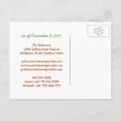 Carte Postale Faire-part "Attrapez-nous dans notre nouvel emplacement" chan (Dos)