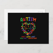 Carte Postale Faire-part Autism dont Judge What You Dont Understand (Devant / Derrière)