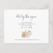 Carte Postale Faire-part Automne Changer la date Enregistrer la date Annonc (Devant)