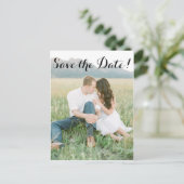 Carte Postale Faire-part Aventure Enregistrer la date (Debout devant)