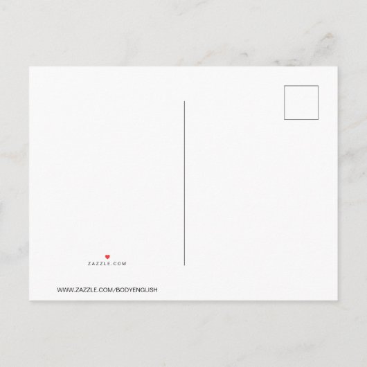 Carte Postale Faire-part Aventure Russe Aquarelle Ours Grossesse (Dos)