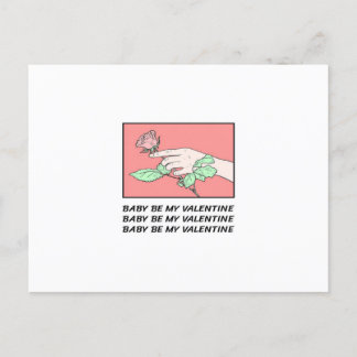 Carte Postale Faire-part Baby Be My Valentine
