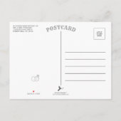 Carte Postale Faire-part Bagues de mariage à monogramme chic Sauvegarder ou (Dos)