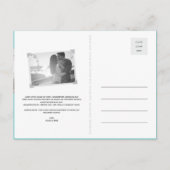 Carte Postale Faire-part Baisers Hippocampes Amour Cœurs Plage Sauver La Da (Dos)