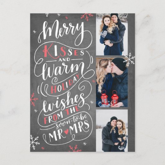 Carte Postale Faire-part Baisers Joyeux Vœux de vacances chaleureux | Sauve (Devant)