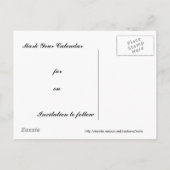 Carte Postale Faire-part Bal de golf (Dos)