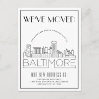 Baltimore Horizon Moderne Décor Changement d'Adres