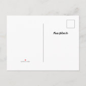 Carte Postale Faire-part Basketball Orange & Black Graduation (Dos)