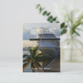 Carte Postale Faire-part Bateau de croisière (Debout devant)