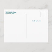 Carte Postale Faire-part Beau Sorrel Horse Portrait Mariage (Dos)