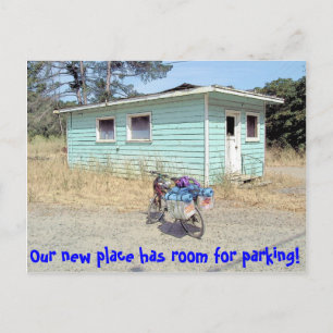 Carte Postale Faire-part Beaucoup de stationnement amusant changement d'adr