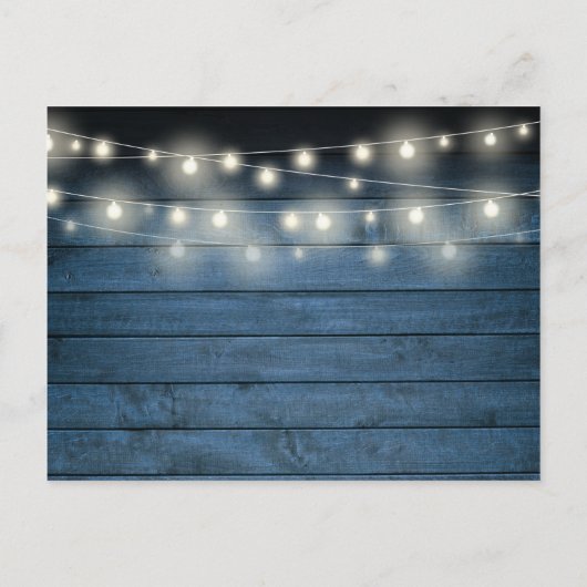 Carte Postale Faire-part Bébé Photo Vert Merci bleu rustique Naissance (Dos)