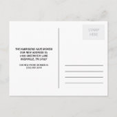 Carte Postale Faire-part Belle calligraphie | Changement d'adresse (Dos)