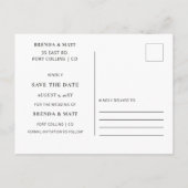 Carte Postale Faire-part Better Together Minimalist Photo Save the Date (Dos)