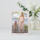 Carte Postale Faire-part Bientôt la grossesse photo (Debout devant)