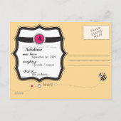 Carte Postale Faire-part Bienvenue Bébé (Dos)