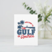 Carte Postale Faire-part Bienvenue dans le golfe d'Amérique Immigrant Mexic (Debout devant)