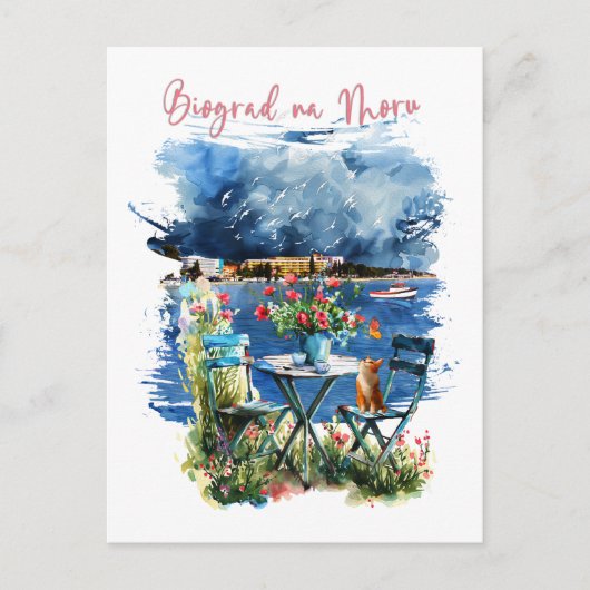 Carte Postale Faire-part Biograd na moru 3 (Devant)