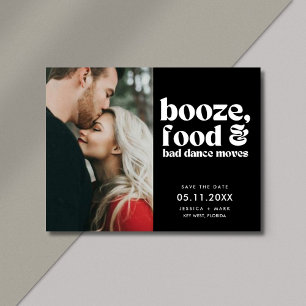 Carte Postale Faire-part Bizarre photo Mariage Enregistrer la date