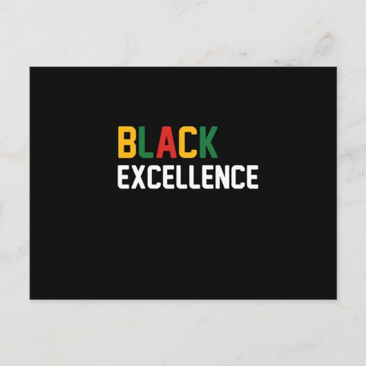 Carte Postale Faire-part Black Excellence Black Fier (Devant)