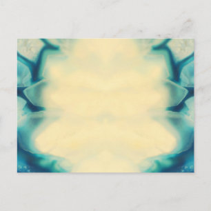 Carte Postale Faire-part Blank Custom Elegant Jewel Blue Enregistrer La Dat