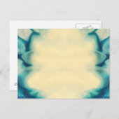 Carte Postale Faire-part Blank Custom Elegant Jewel Blue Enregistrer La Dat (Devant / Derrière)