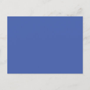 Carte Postale Faire-part Bleu moyen #445EAA, Bleu défraîchi