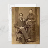 Carte Postale Faire-part Bliss nouvellement mariés (Devant / Derrière)