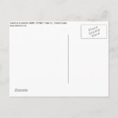 Carte Postale Faire-part Bliss nouvellement mariés (Dos)