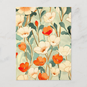 Carte Postale Faire-part Blossom vintage