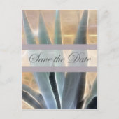 Carte Postale Faire-part Blue Agave 1 Glow Enregistrer la date Mariage (Devant)