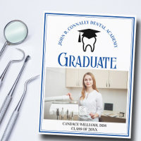 Blue Dental School Photo Custom Graduation
