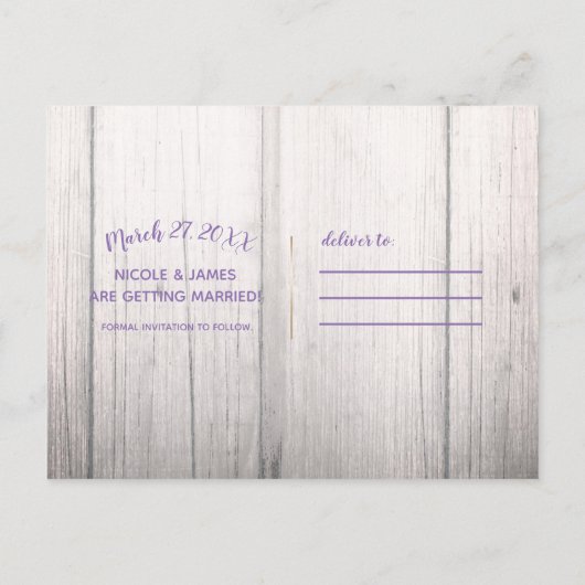 Carte Postale Faire-part Boho Feathers Wreath & String Lights Enregistrer l (Dos)