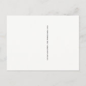 Carte Postale Faire-part Boho Floral | Nouvelle adresse (Dos)