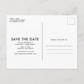 Carte Postale Faire-part Boho Funny Photo Wedding Enregistrer la date (Dos)