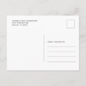 Carte Postale Faire-part Boho Plantes Changement d'adresse Déménagement (Dos)