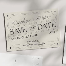 Boîte d'allumettes "Save the Date" inspirée de l'a