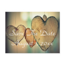 Bokeh Hearts Enregistrer La Date