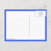 Carte Postale Faire-part Bonhomme de neige diplômé pour le petit diplômé (Dos)