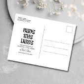 Carte Postale Faire-part Booze drôle, nourriture, mauvaise danse déménage E