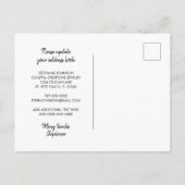 Carte Postale Faire-part Boss Lady Entrepreneur Home Office Moving (Dos)