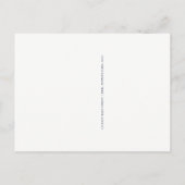 Carte Postale Faire-part Botanique épicée | Nouvelle adresse (Dos)