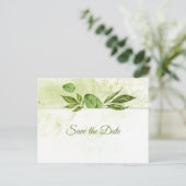 Carte Postale Faire-part Botaniques de Wildwood, végétation rustique, save (Debout devant)