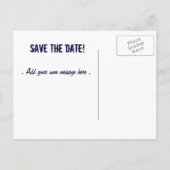 Carte Postale Faire-part Bouquet de Plumbago (Dos)