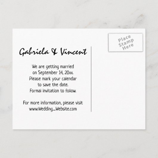 Carte Postale Faire-part Brown Western Saddle Mariage campagnard Enregistre (Dos)