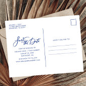 Carte Postale Faire-part Budget Beach Wedding Enregistrer la date