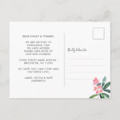 Carte Postale Faire-part Cactus Aquarelle Mignonne Nous Avons Déménagé Nouv (Dos)