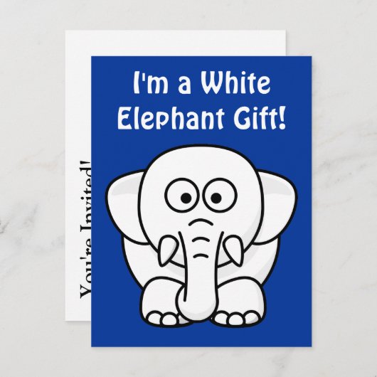 Carte Postale Faire-part Cadeau de Noël drôle : Vrai cadeau d'objet (Devant / Derrière)